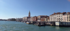 Ansicht Venedigs vom Meer