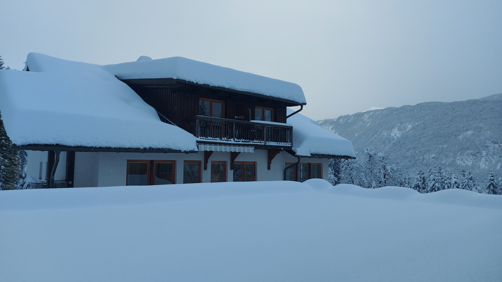 Ferienhaus Waldhof im Schnee