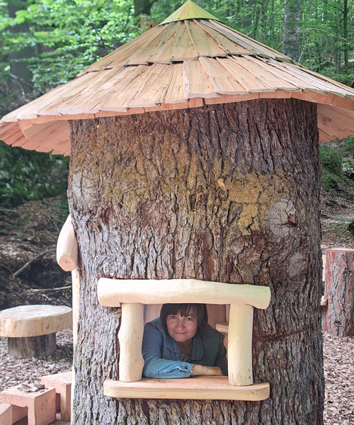 Waldspielplatz an den laghi di fusine