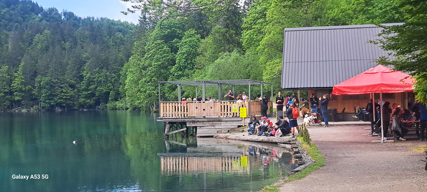 Einkehr an den laghi di fusine