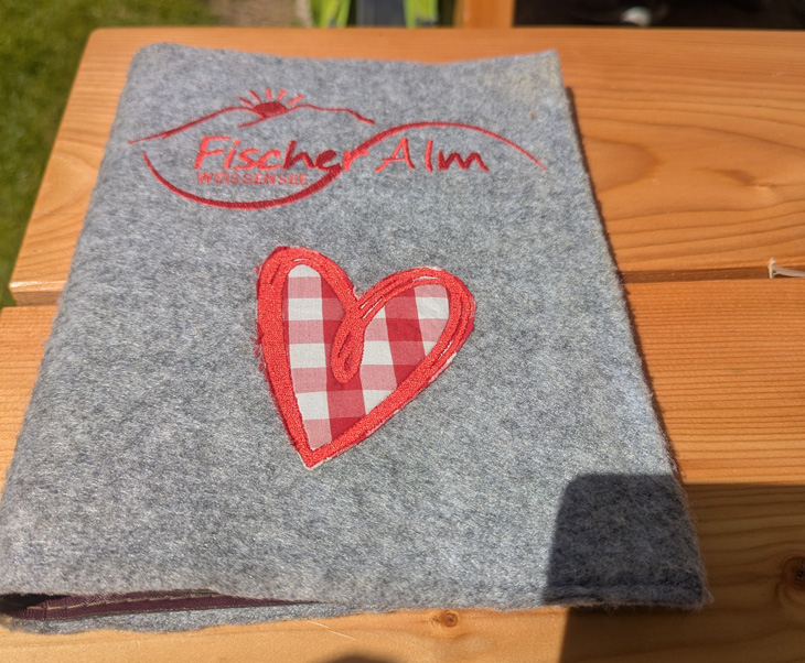 Speisekarte Fischeralm